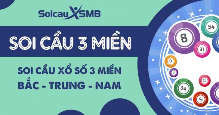Soi Cầu 3 Miền - Dự đoán xổ số 3 miền Bắc - Trung - Nam